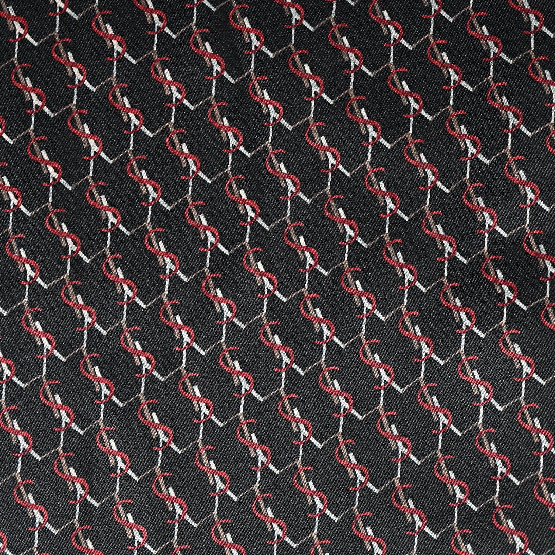 SAINT LAURENT All-Over Monogram Button-Front Long-Sleeve Shirt