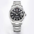 Sky Dweller 326934 Black Index Dial and Oyster Bracelet Watch 42mm 1