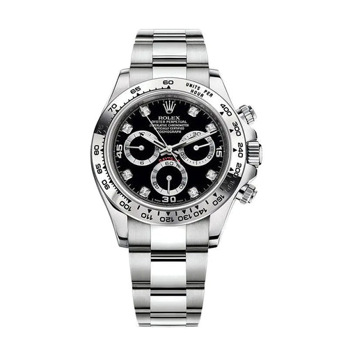 Cosmograph Daytona m116509-0055 Black Diamond Oyster 40mm Watch 1