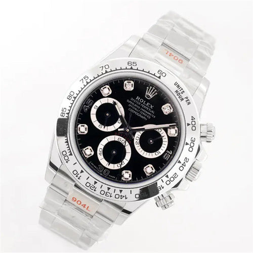Cosmograph Daytona m116509-0055 Black Diamond Oyster 40mm Watch 2