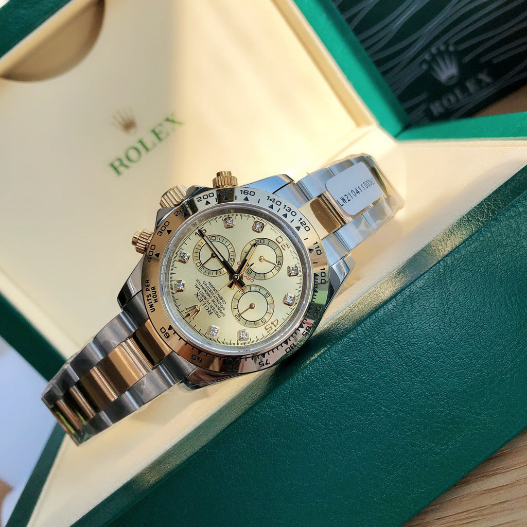 Cosmograph Daytona 116503 Champagne Diamond Oyster 40mm 4