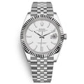 Datejust 126334 White Index Oyster 41mm&36mm Stainless Steel Watch 1